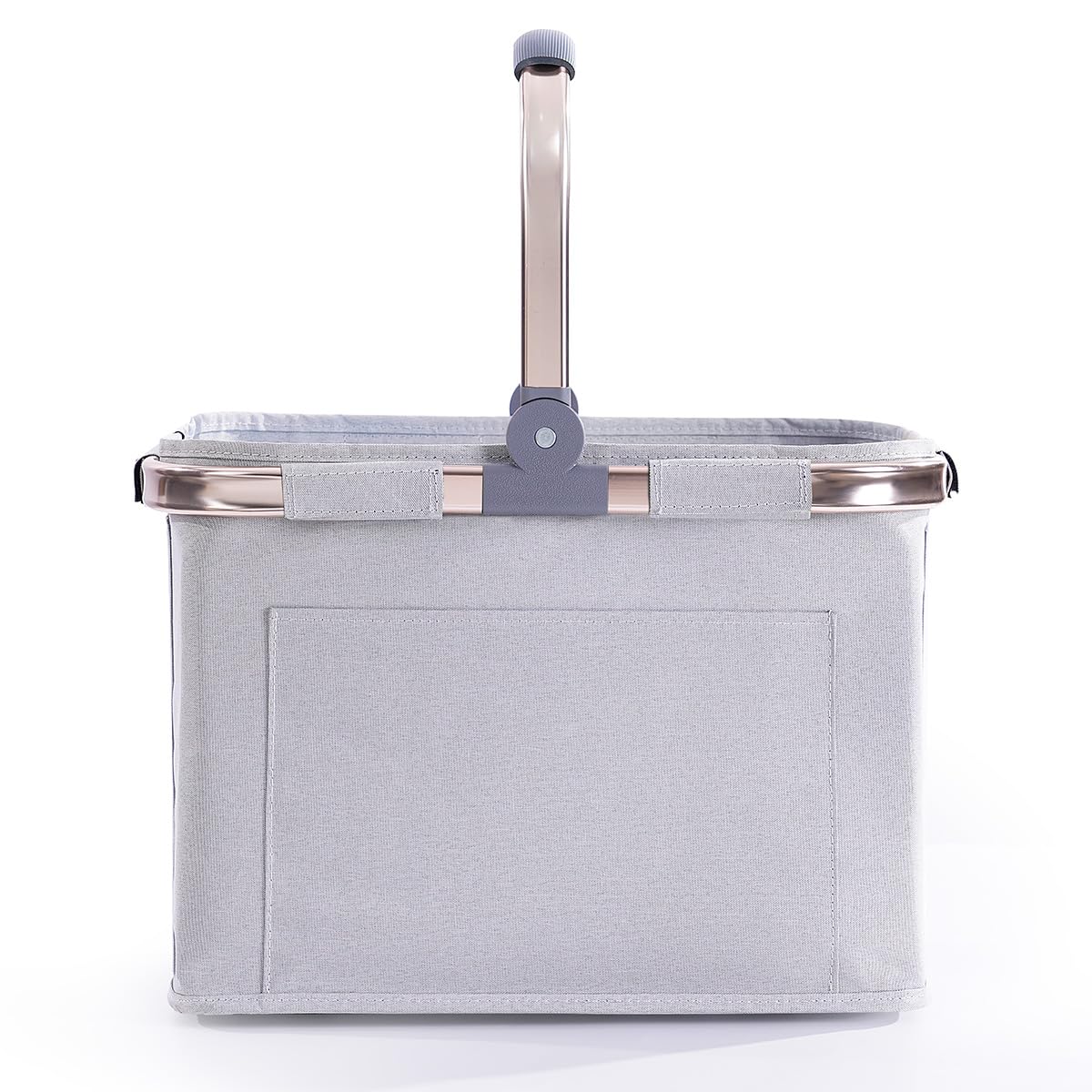 Diurwur® 30L Einkaufskorb Faltbar Tragekorb Groß Einkaufstasche Picknickkorb Klappkorb Reisetasche Praktischer Einkaufen Korb mit Gepolsterten Griffen - ideal für Reisen/Picknick/Einkaufen/Geschenk