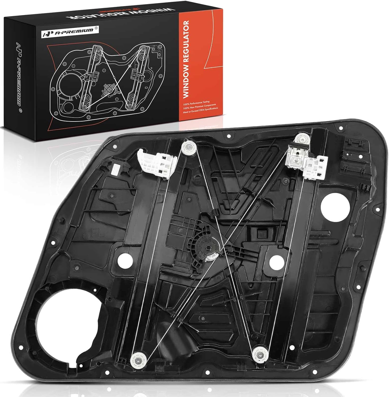 A-Premium Electric Power Window Regulator Without Motor Compatible with Hyundai Kia Sportage 2017-2022, Front Left Driver Side, Replace# 82471D9010, 82471H3000
