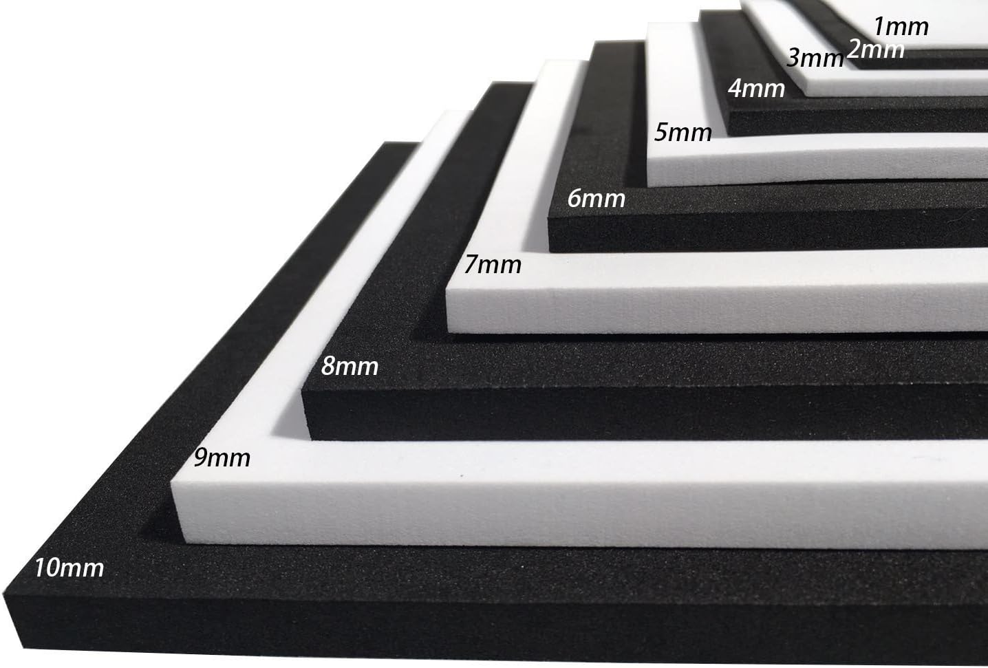 EVA Foam Sheets For Kids Craft Cosplay Model 13.7"×39" Thickness 1-10mm