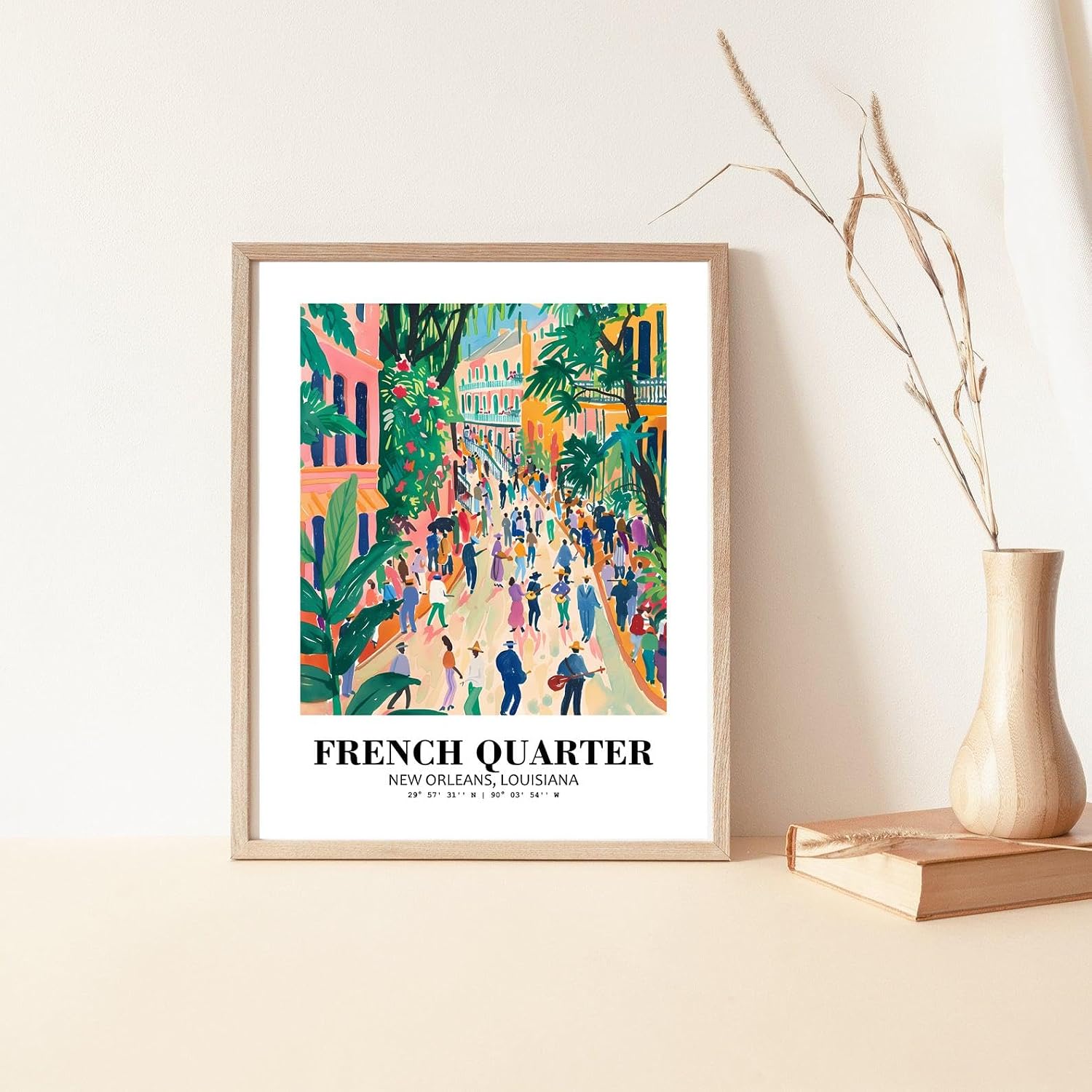 Eleville 13X19 Unframed French Quarter New Orleans Louisiana World Tour Travel Family Vacation Art Print Poster Wall Office Home Decor mgn016 image 5