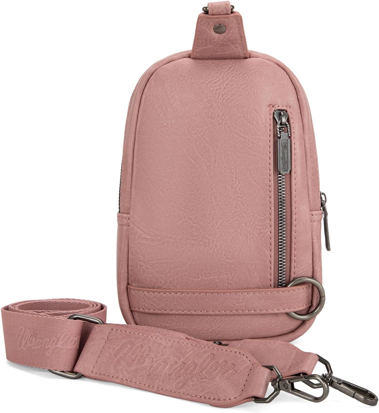 Wrangler Aztec Sling Bag for Women Western Knitted Crossbody Purse and Chest Bag With Adjustable Strap