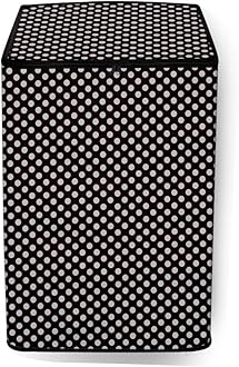 The Furnishing Tree PVC Washing Machine Cover Fully Automatic Suitable for Whirlpool 7.5 kg Top Load 360 Degree Bloomwash Pro 7.5 Grey Color