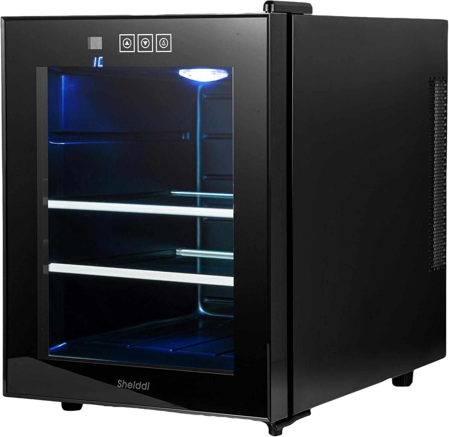 レマコム 4面ガラス冷蔵ショーケース R4G-105SLB 105L レマコム 4面ガラス冷蔵ショーケース 卓上型 R4G-105SLB フォー