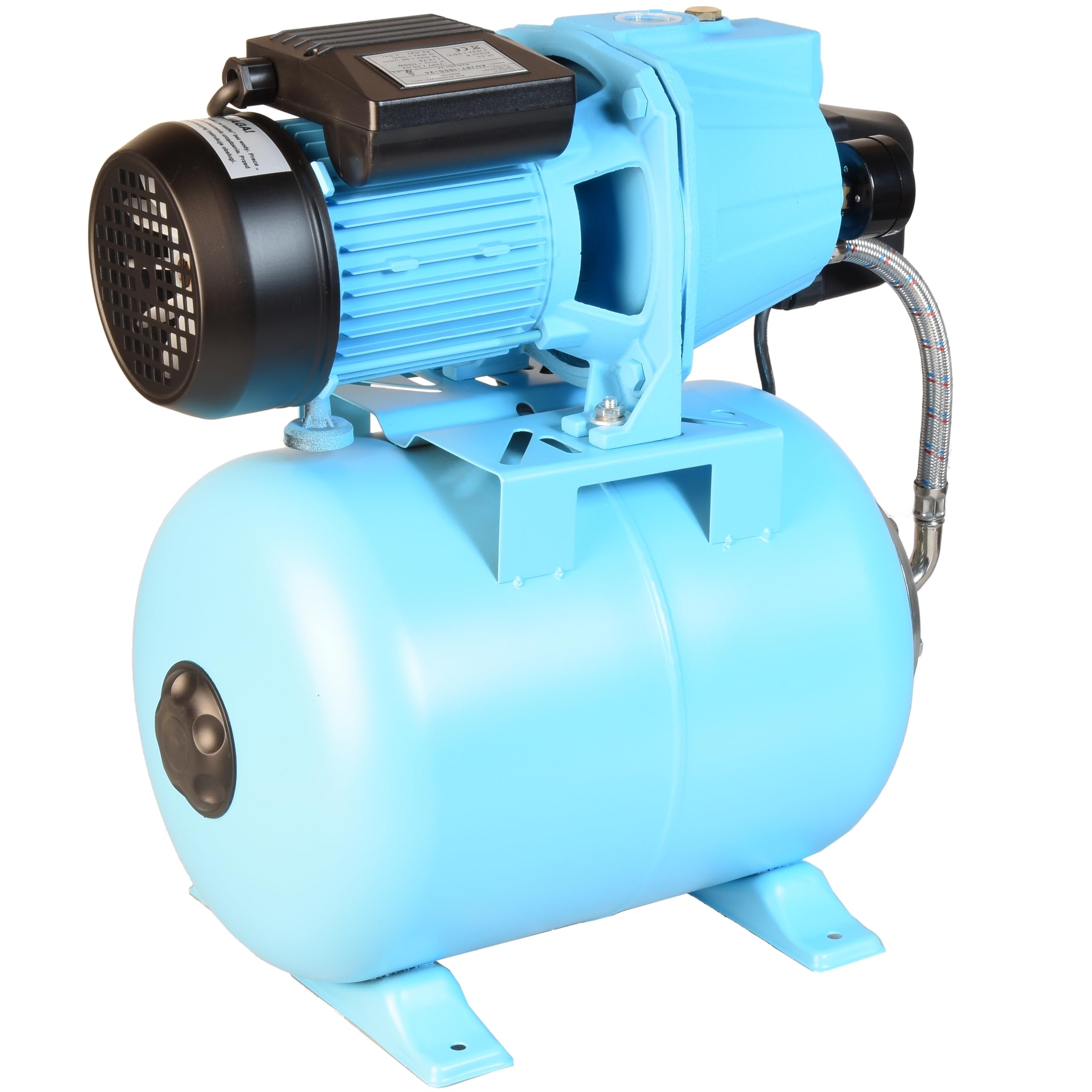 Hauswasserwerk JET 100S Mit 24L Druckkessel – 3600 L/h, 1100W, Förderhöhe 50 M, Für Garten & Haus