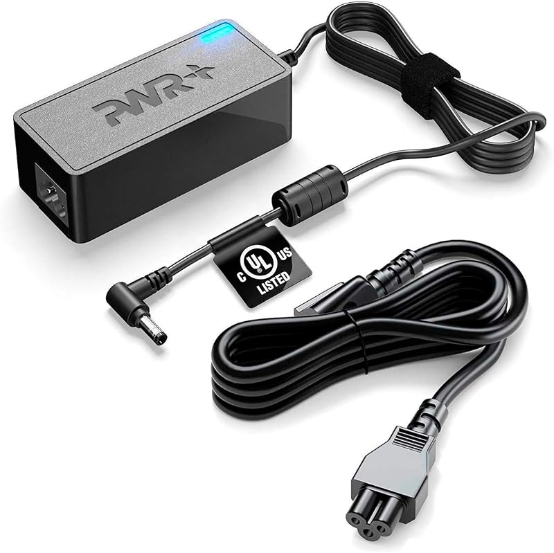 AC Adapter for MSI Optix 22 23 24 27 32 ASUS Gaming Monitor Power Supply | UL Listed Extra Long Cord G271 G272 G273 G27C4 G27C5 G32 PG278Q VG245H VG278Q MX279 MX239H VX228H VX238H VX248H TUF ROG Swift