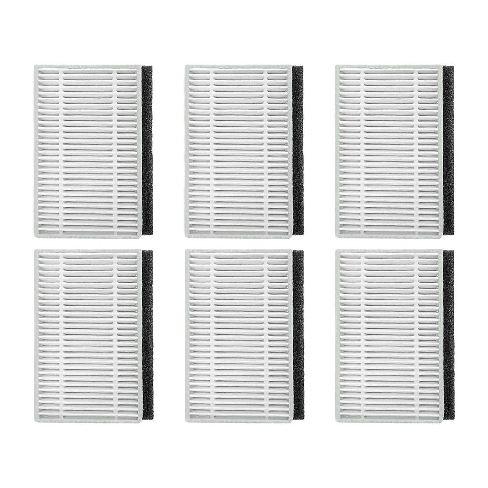 RHOBYXONZ Dust Filter Pack Six Replacements, Compatible For ECOVACS, Compatible For YEEDI, For Y1 PRO PLUS Vacuum Cleaner
