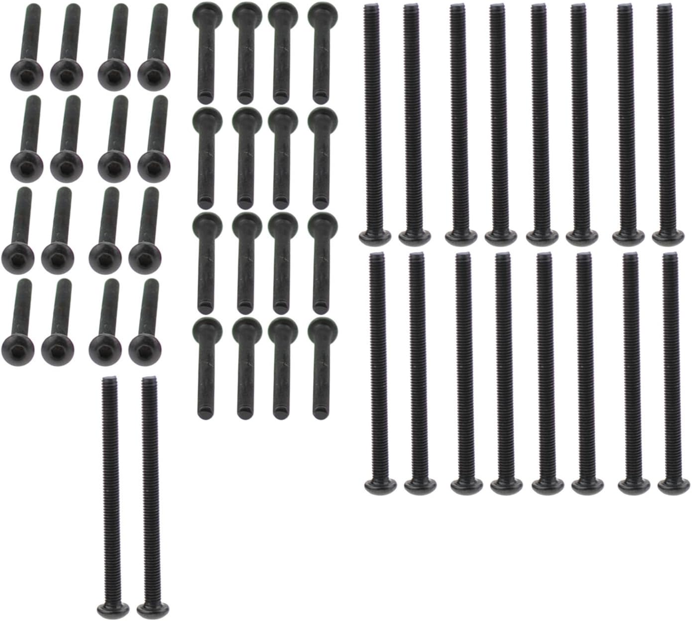 XunLiu Grade 10.9 Alloy Steel Button Head Hex Socket Screws (M3X40)