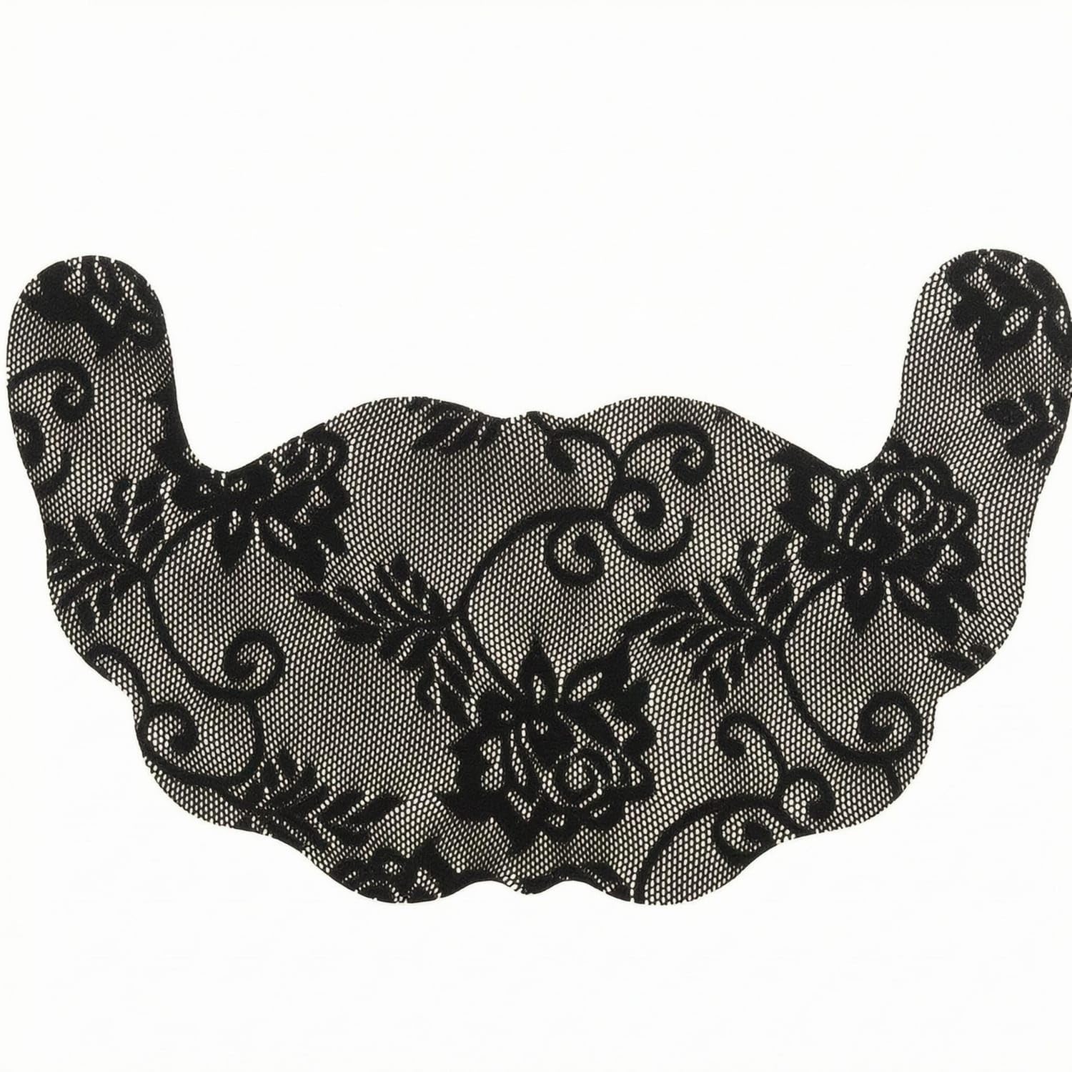 ecomistiq ECOMISTIQ®Scalloped Edges Lace Cover U-Shaped Adhesive Cover Thin Breast Pastie Lightweight for Special-Occasion Wear, Black, C|Clothing Shoes & Accessories|Womens Clothing-picture-35