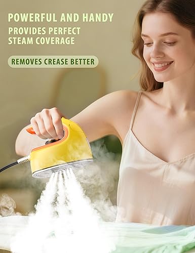 Miniatura 9 de Sundu Mini Plancha de Viaje con Vapor, Plancha Portátil de 1000W con Suela Antiadherente para Acolchado y Costura, 300 Orificios de Microvapor,