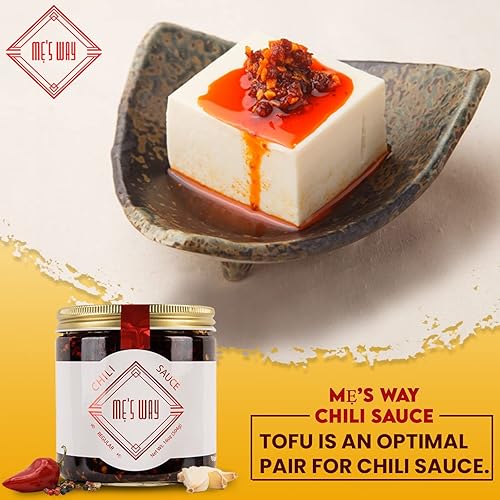 Miniatura 5 de Aceite de chile de ajo hecho a mano, 16 onzas, chile vietnamita crujiente  Mezcla perfecta de especias, salsa de chile sabrosa y dulce  Salsa de