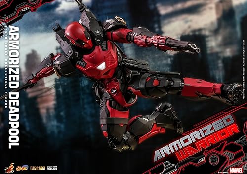 Miniatura 5 de Hot Toys 16 Deadpool blindado, rojo