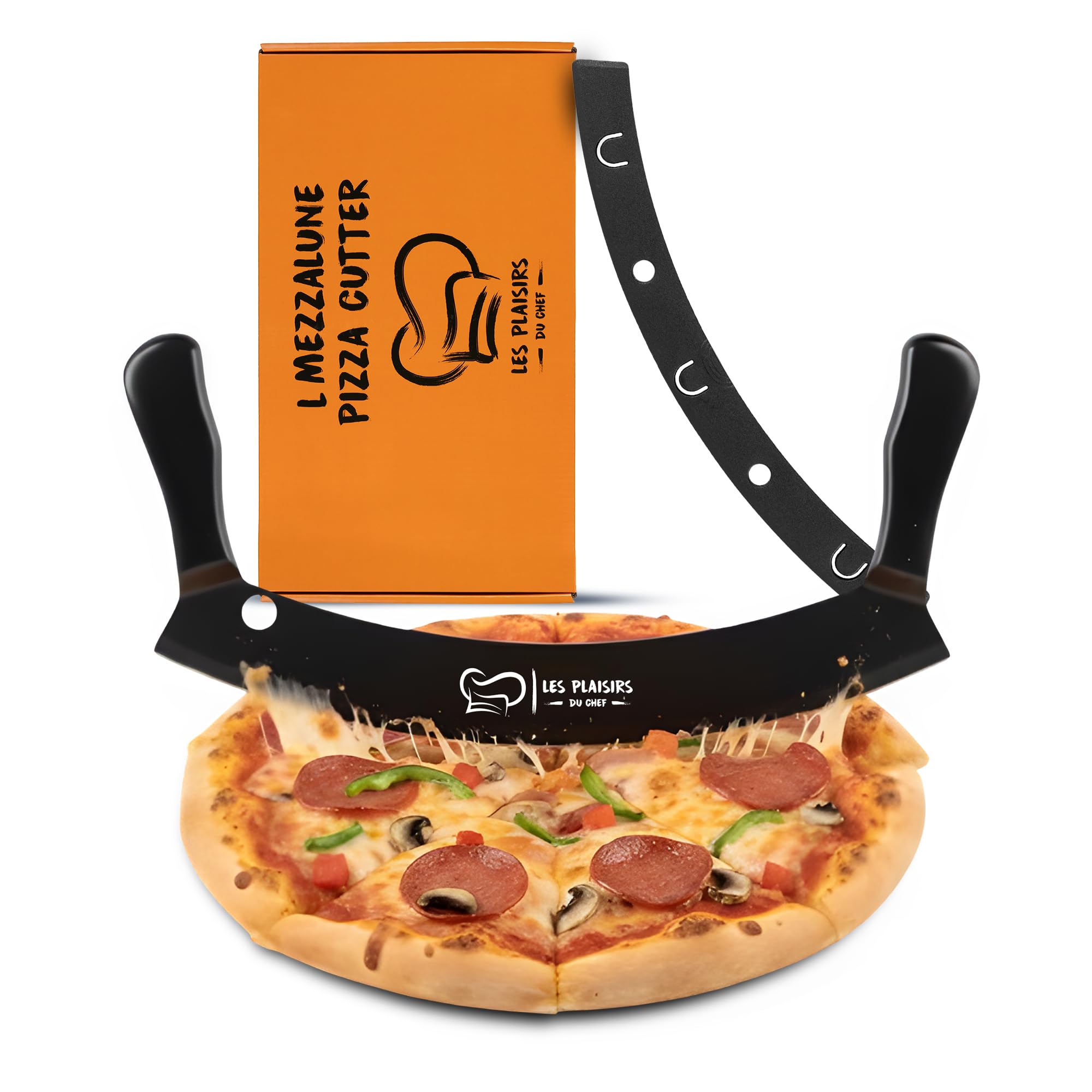 Pizzasnijder Heavy-duty Pizzer, HENDI, Designed By Robert Bronwasser Oranje 97x240mm