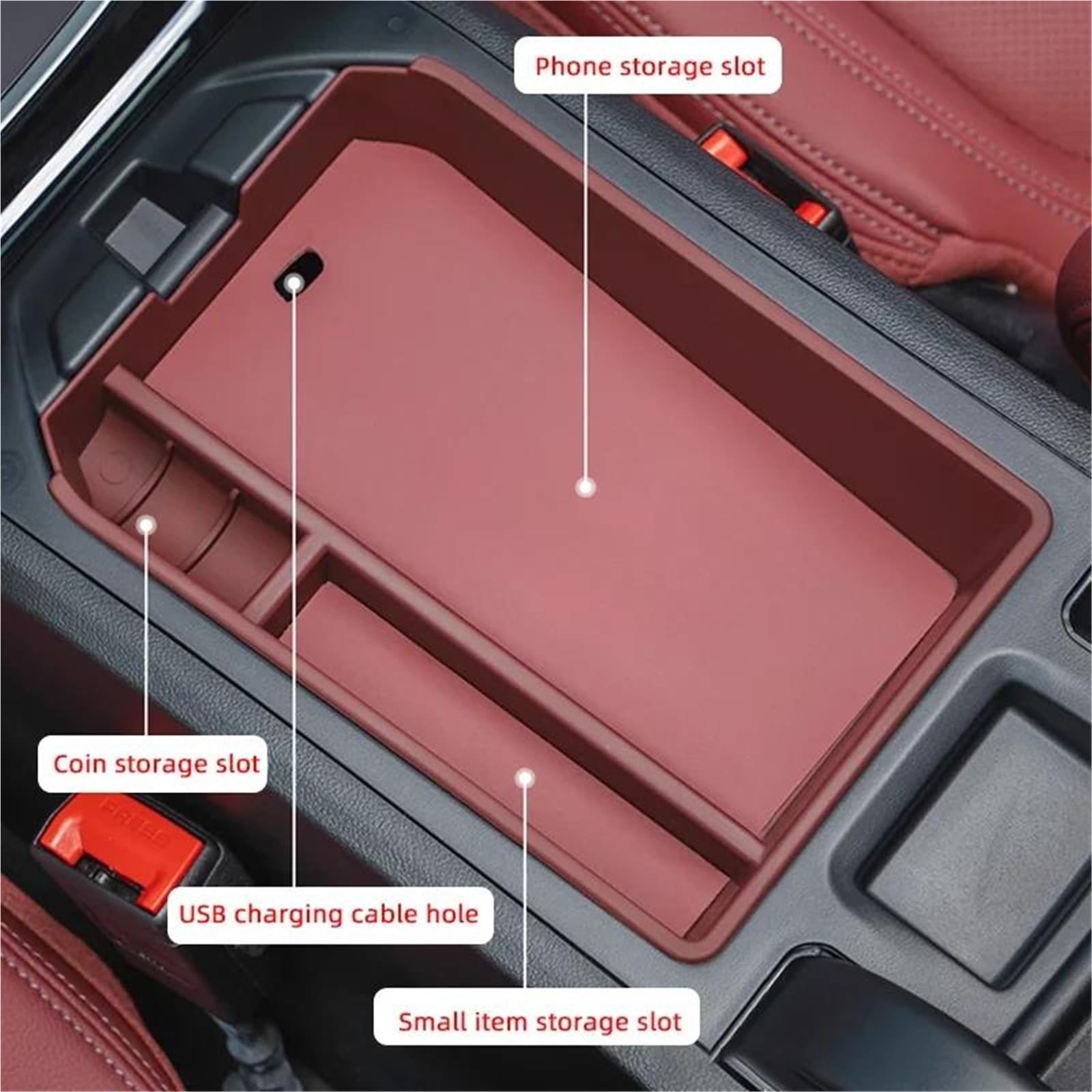 pudełko do przechowywania Dla BMW 3 4 5 Serii X3 X4 X5 X6 X7 G60 G01 G02 G05 G06 G07 G20 G22 G30 Konsola Środkowa Taca Z Organizerem W Podłokietniku Schowek HIMIUSIKTC(N)
