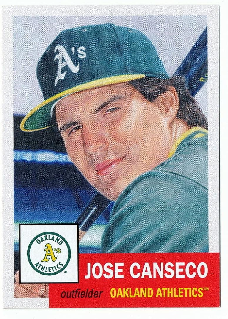 2021 Topps MLB The Living Set #375 Jose Canseco Oakland Athletics Official Online Exclusive Baseball Card with LIMITED PRINT RUN and Red Facsimile Signature on Back (Stock Photo Used), Card is straight from Topps and in Near Mint to Mint Condition. Continuation of 2018 Set
