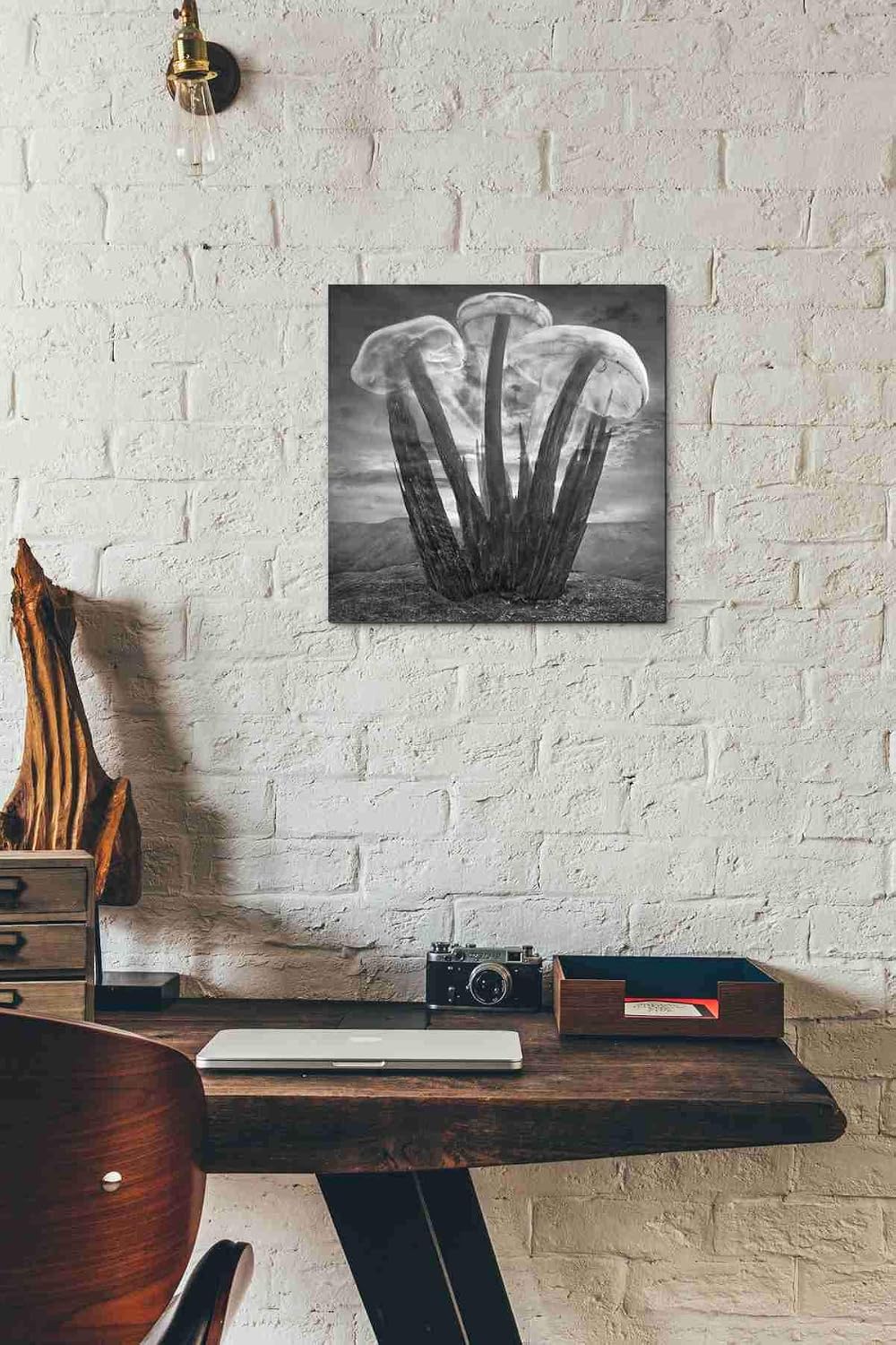 Epic Graffiti 'Meduzalem' by Dariusz Klimczak, Canvas Wall Art, 12"x12"