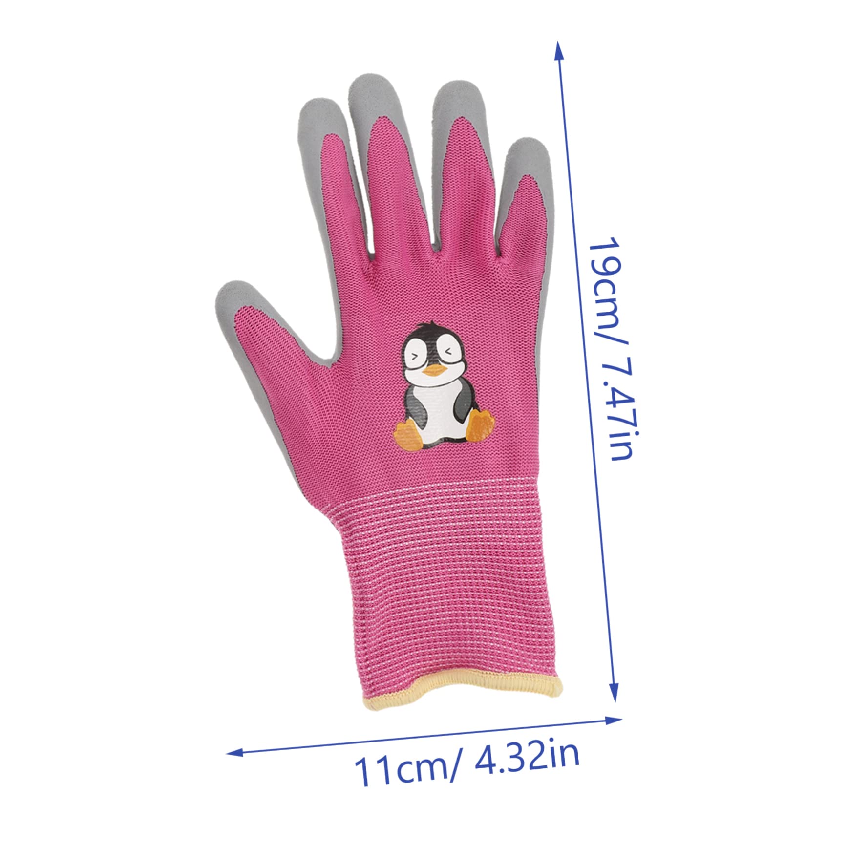 CIYODO Comfortable Gardening for Boys and Girls 4 Pairs Outdoor Cut Resistant Puncture Proof for Activities