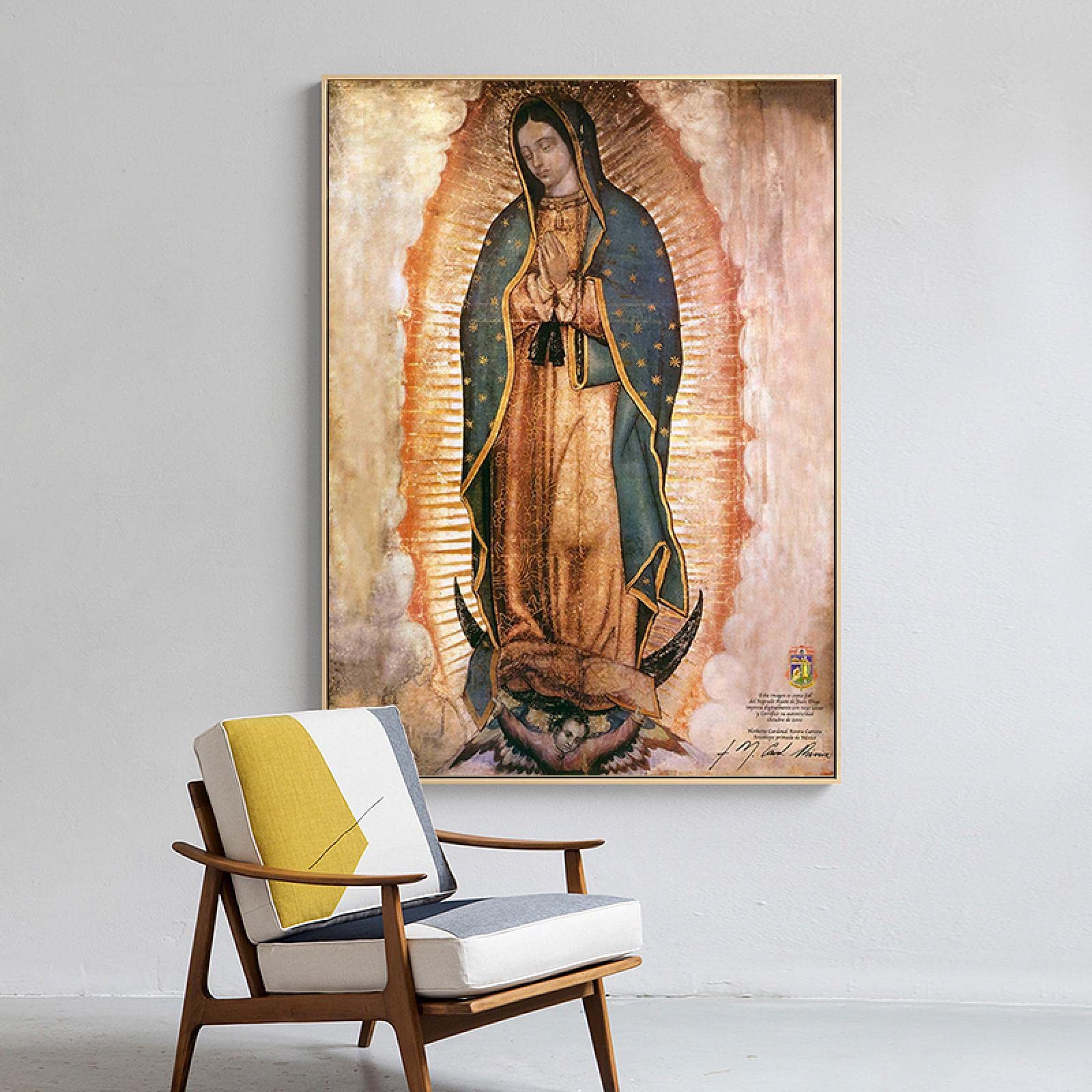 Cuadros Decorativos El día de la Virgen de Guadalupe en México Pósteres e impresiones Arte de la pared Retrato Imágenes para la decoración del hogar 50x70cm (20x28in) Sin marco