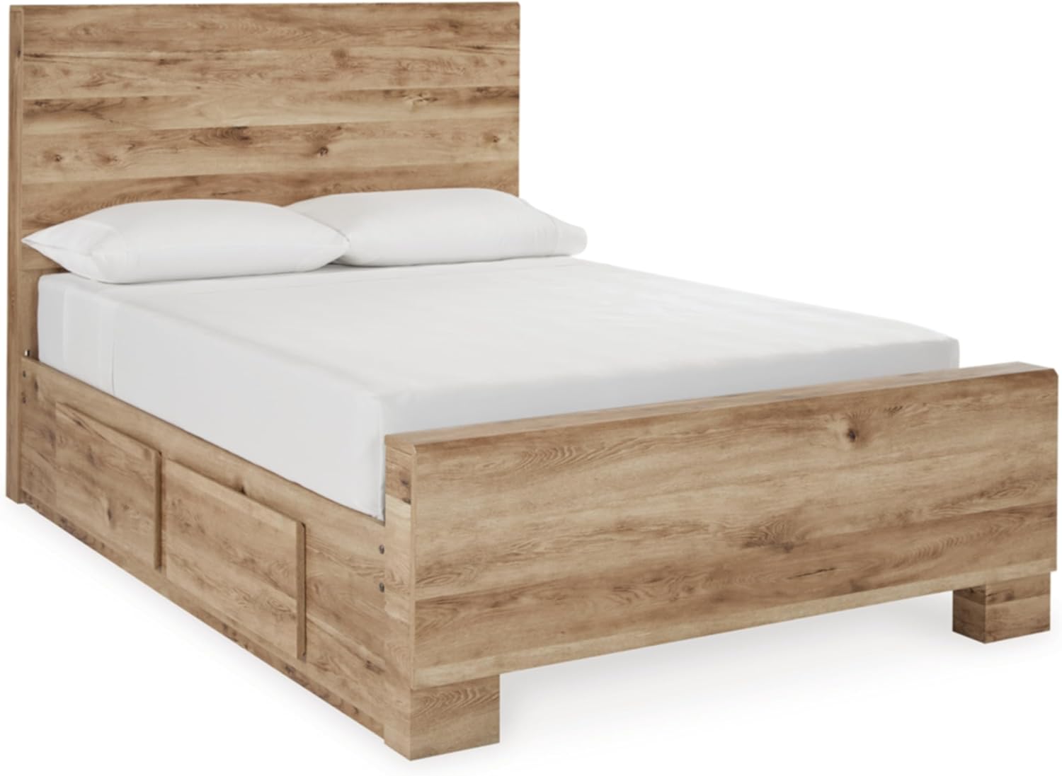 Signature Design by Ashley Hyanna Rustic Decorative Laminate Panel Headboard ONLY, Queen, Brown