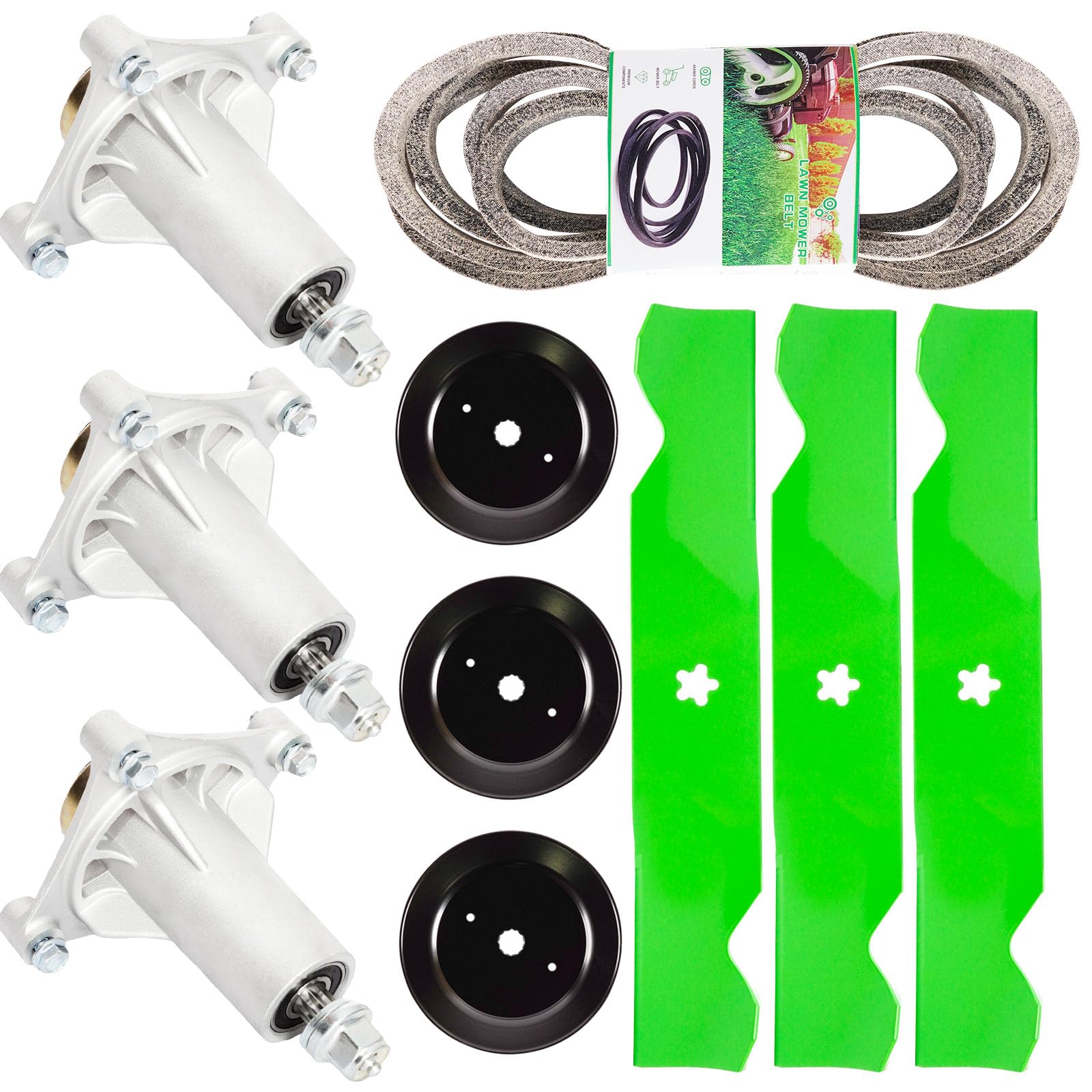 Amazon.com : TENGMUJX 54 inch Mower Deck Rebuild Kit Compatible