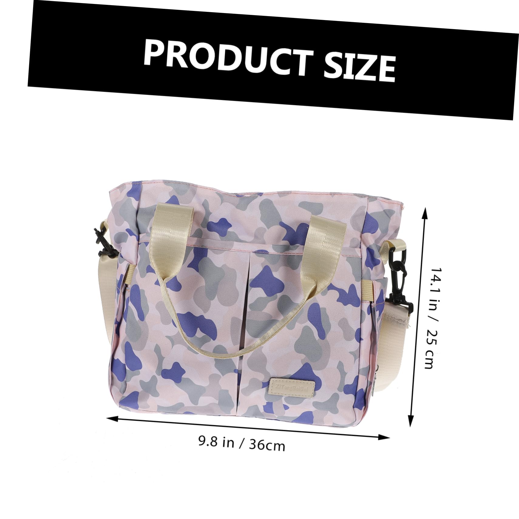 Bolso de Pañales Grande de Nylon para Mamá, Funcional y Moderno