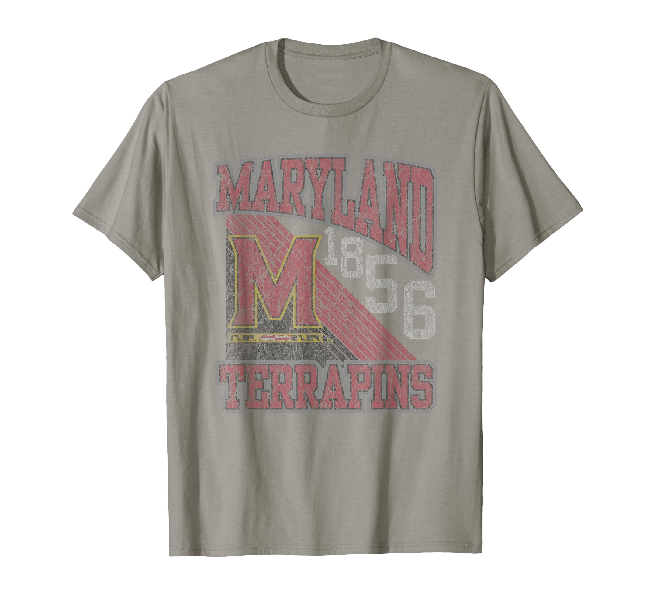 Elite Authentics Maryland Terrapins Vintage Curve 90's Officially Licensed T-Shirt, Small