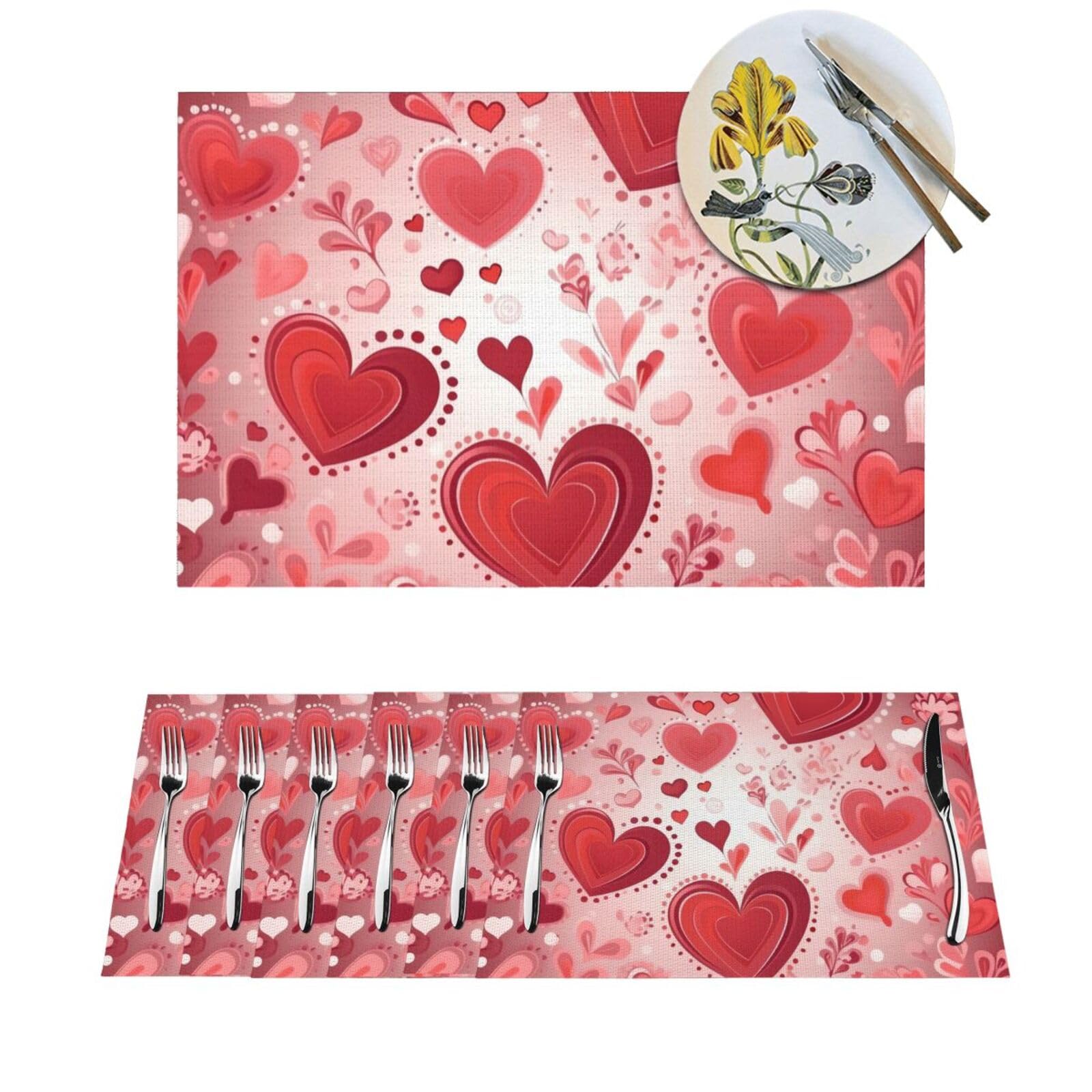 Set de table lavable lot de 6 pour protéger votre table des plats chauds et taches