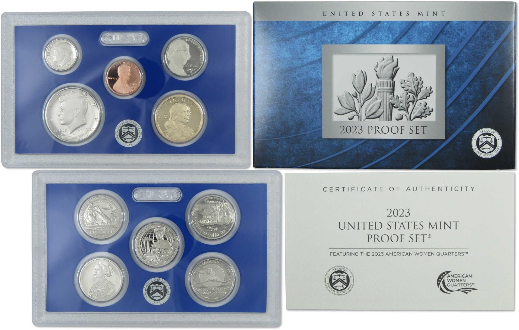 2023 Clad Proof Set U.S. Mint Original Government Packaging OGP COA