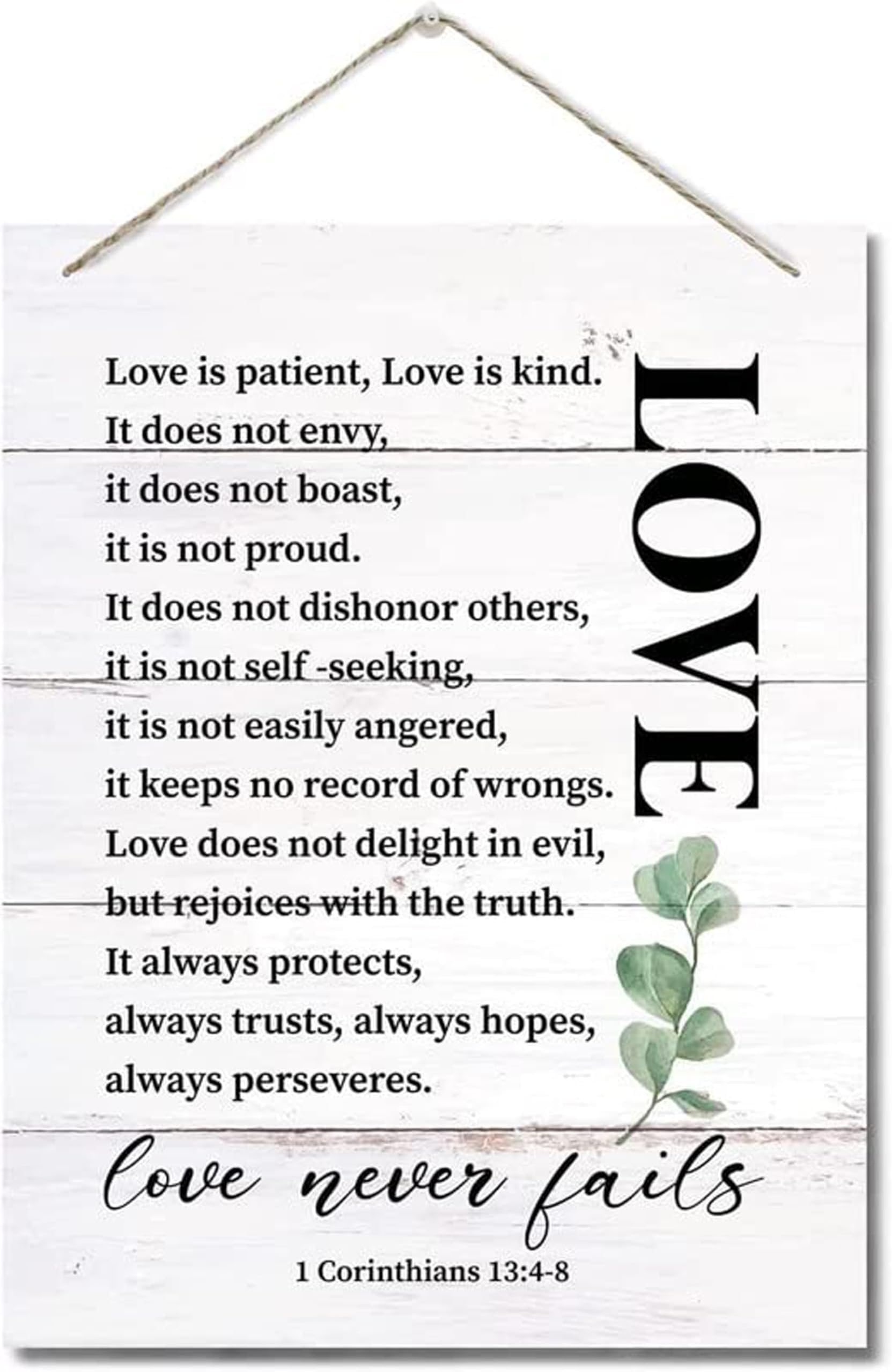 ANGEL INFINITE Wooden Bible Verse Printed Wall Hanging Decoration MDF Wall Art Hanger for Home Decor Ideal for Living Room, Bedroom, Office, Gifts Purpose