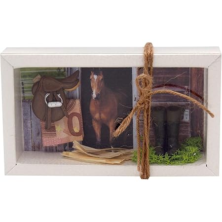 zauberdeko geldgeschenk verpackung reiten pferd pferdestall stall ponyhof gutschein amazon de kuche haushalt wohnen