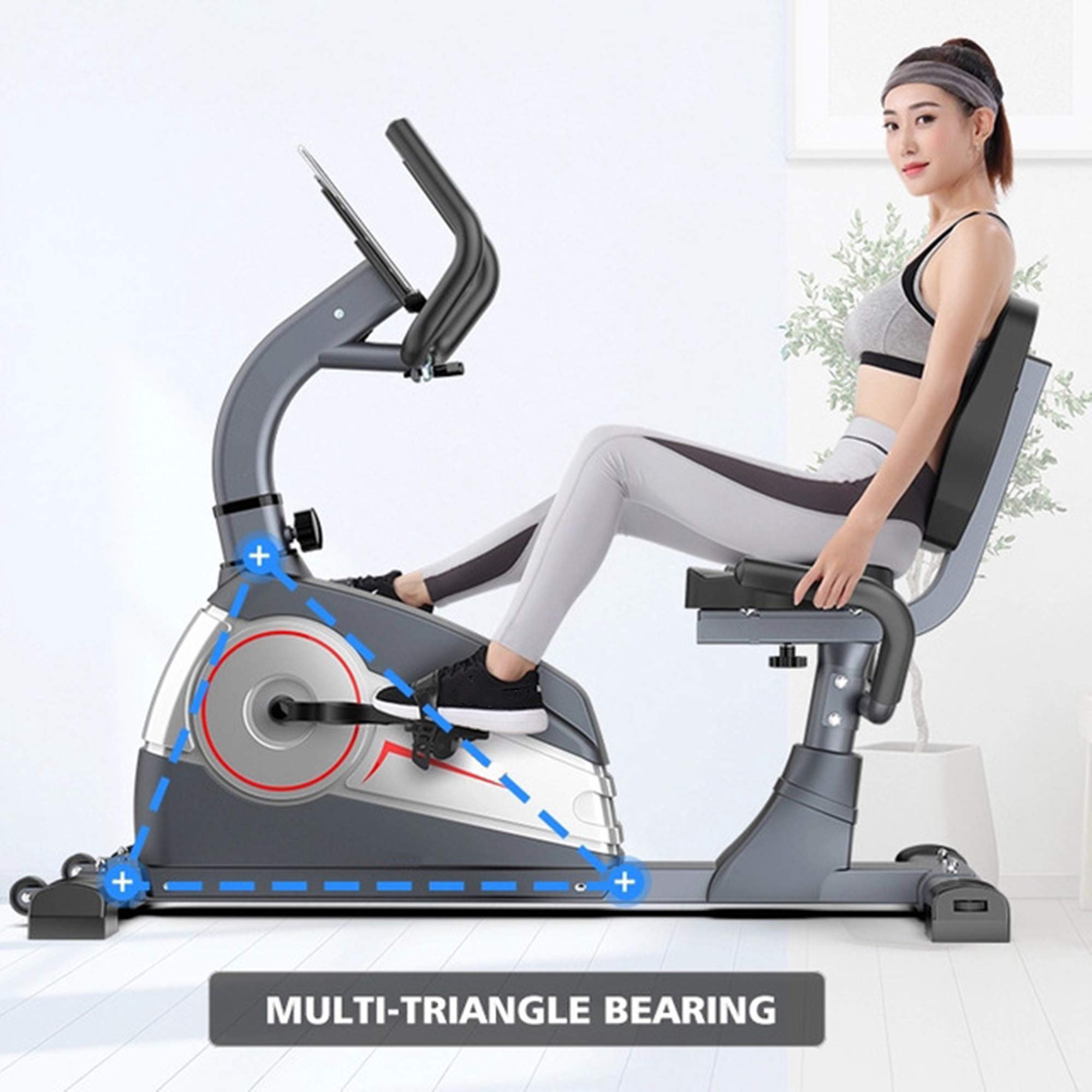 Domowy Rower Treningowy Poziomy, Rower Do Jazdy Na Rowerze Stacjonarnym, Rower Treningowy Z PedałAmi, Rower Spinningowy Ze Sterowaniem Magnetycznym, Do Domowego Treningu Cardio
