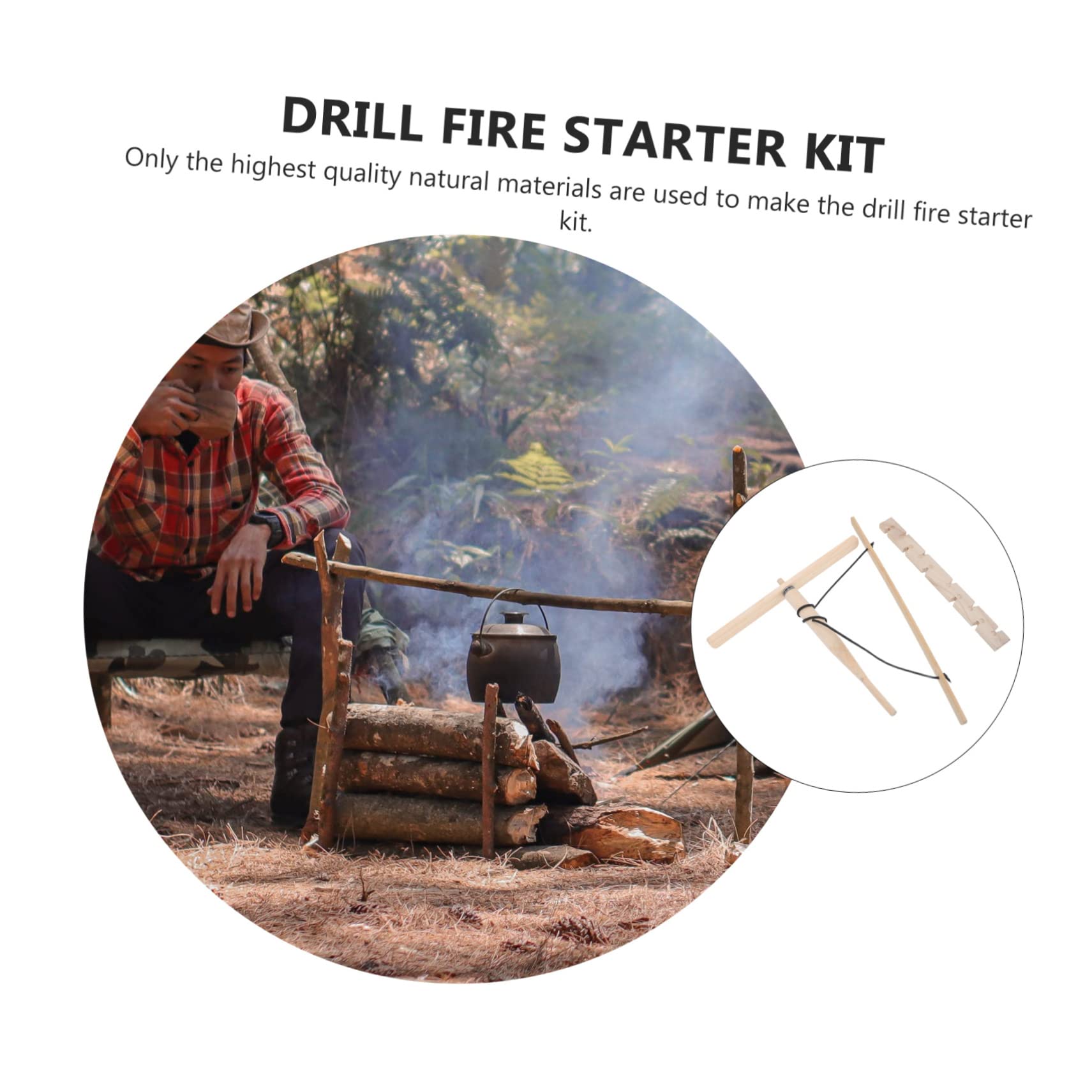 GALPADA Durable Fire Portable Drill Tool for Training and Comfortable Grip Material for Various