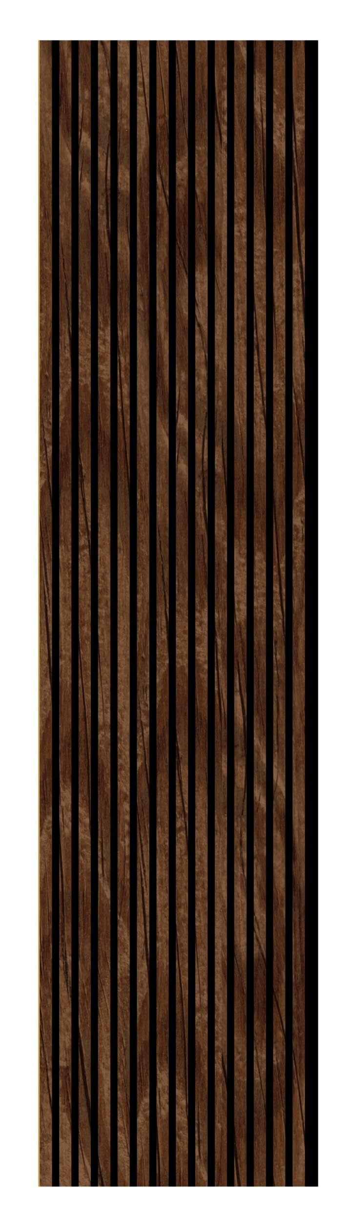 Panele ścienne aluminiowe zewnętrzne - 1,7 x 56,5 x 240 cm - wodoodporne wzornictwo dębu ciemnobrązowe rustykalne - Neuhofer