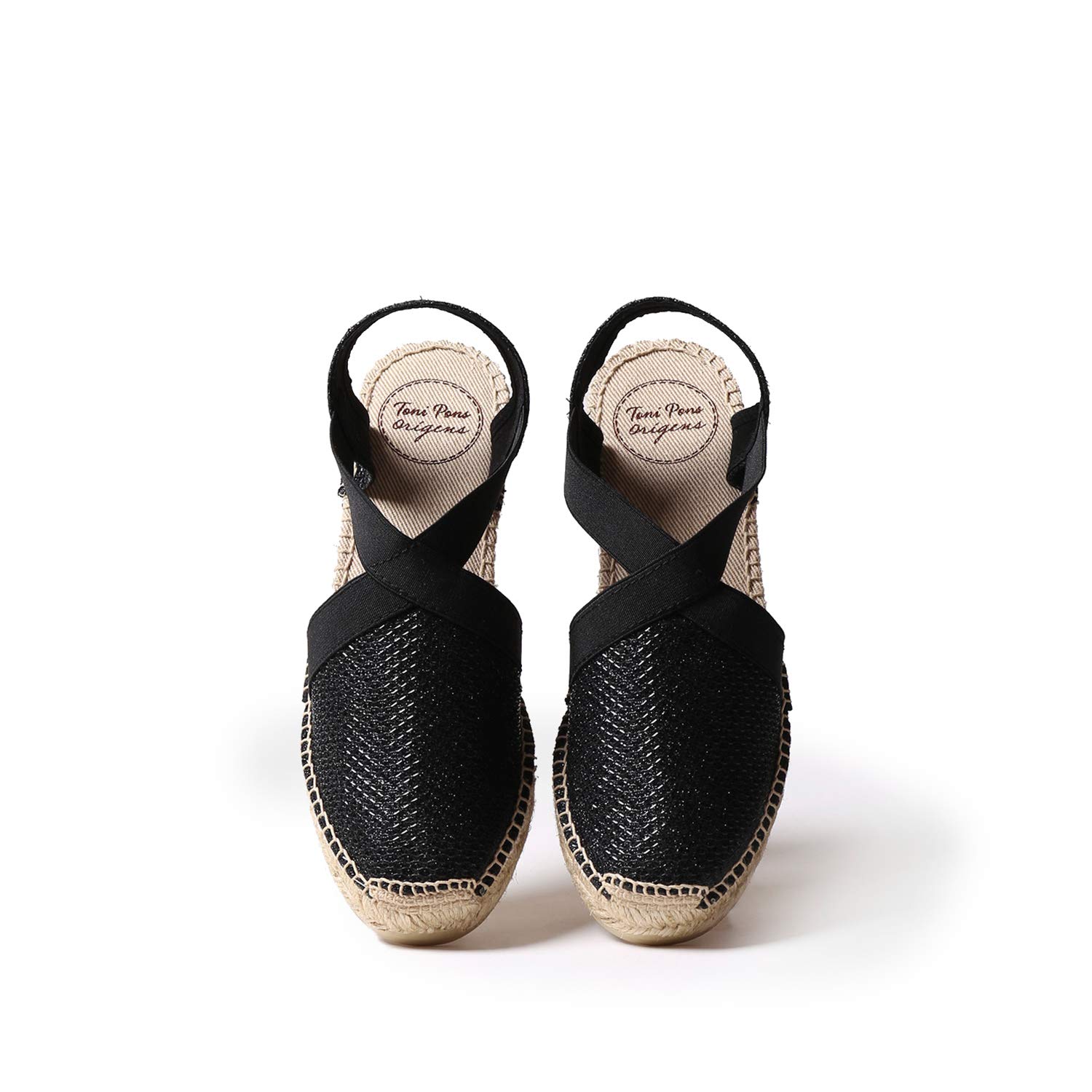 Toni Pons Triton - Vegane Keil-Espadrille für Damen Baumwollstoff.