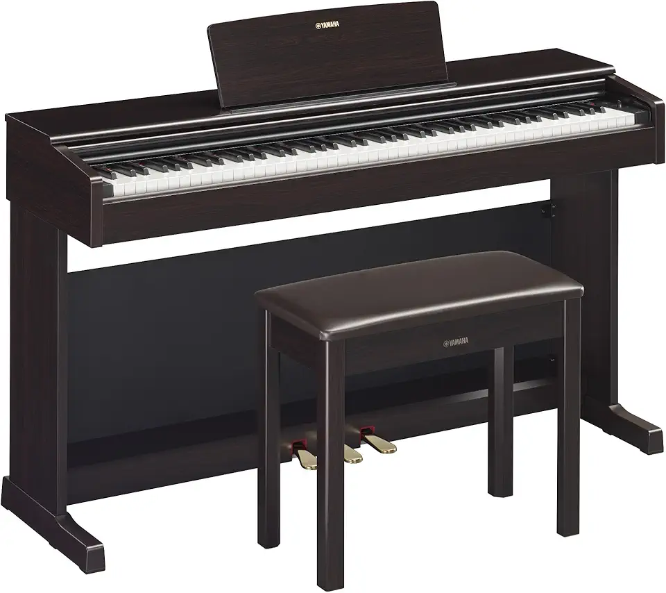 Piano Digital Arius YDP 145 R Marrom 88 Teclas Yamaha