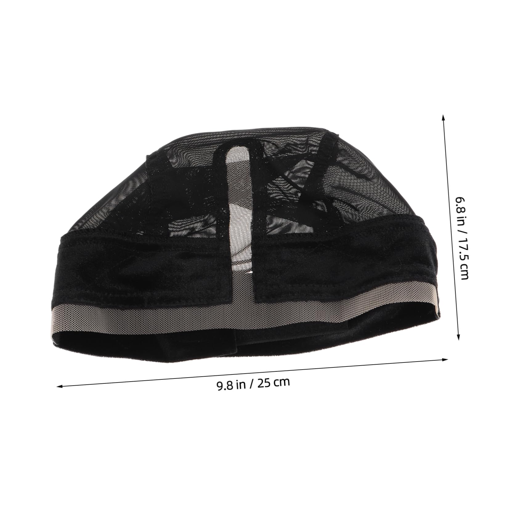 Baluue Wig Net Cap Hairs Wig Cap Grip Band Full Head Coverage Soft Mesh Headgear s 46 Cm Ideal for Beginners