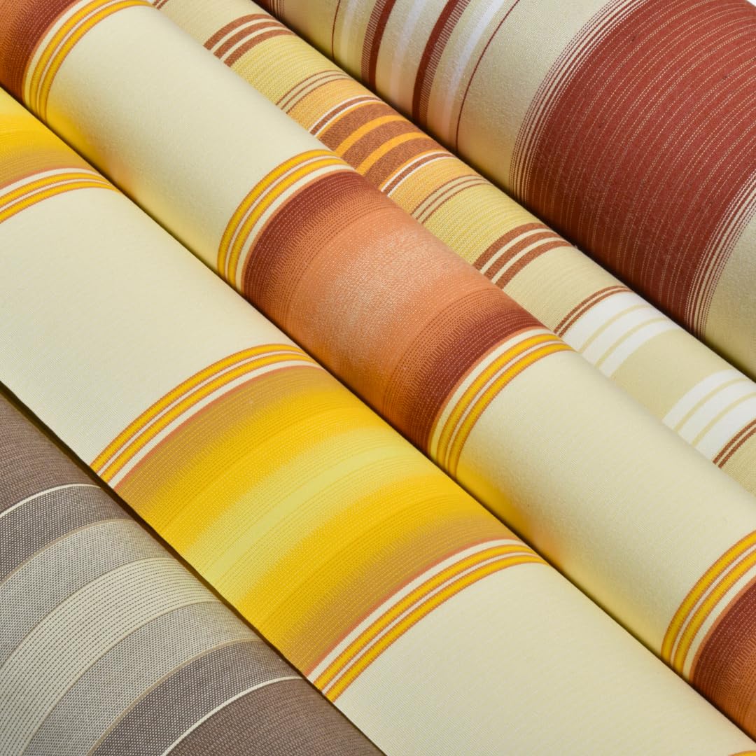 TENDAGGIMANIA Markisenstoffe Meterware Auf Maß Tempotest – Zeltstoff Sonnensegel- Anpassbare Farben Und Größen -Stoff Für Markise Mit Keder 6 Mm, Seitlichen Kanten Und Volant