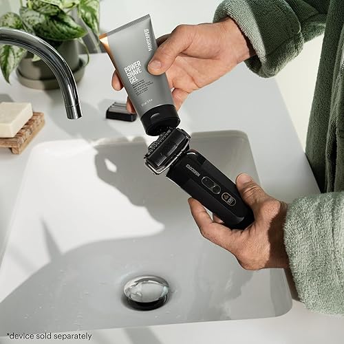 Miniatura 7 de MANSCAPED The Chairman PRO Package - Afeitadora facial eléctrica para hombre con dos cuchillas intercambiables, lámina de cuatro hojas SkinSafe y