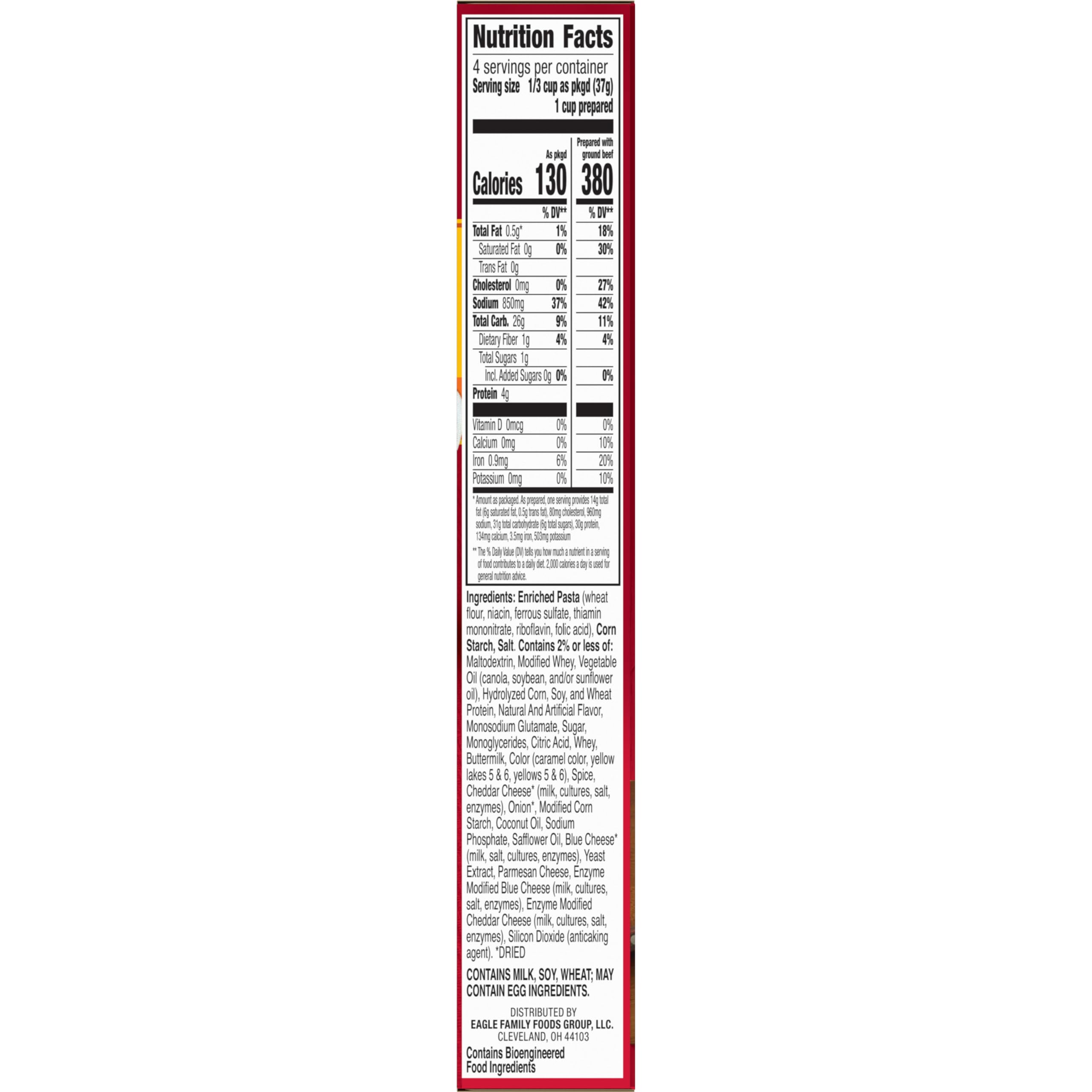 Hamburger Helper Cheesy Beef Pasta Meal (5.2 oz - 12 Pack) No Artificial Flavors, Ready in 3 Easy Steps, Quick Meals Perfect for Midweek Dinners, Busy Evenings & Families On-the-Go