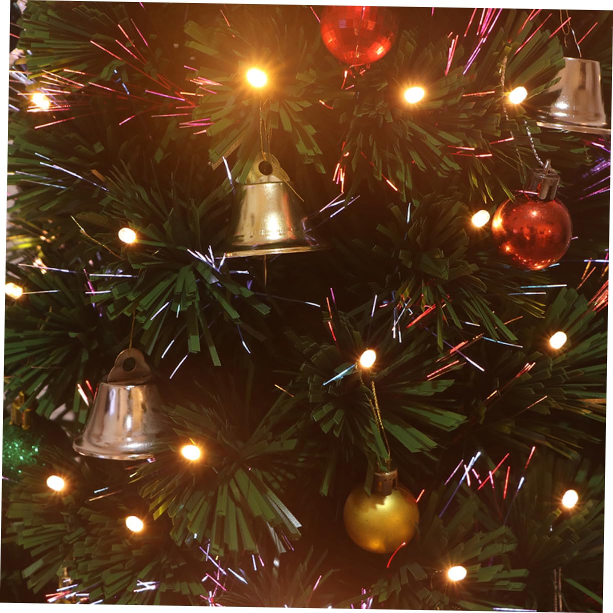 Colgante De Campana Navideña Mini De 20 Mm Dorada, Campana De Viento para Decoración De Árbol De Navidad, Accesorios DIY para Manualidades, Pack De 120 Unidades