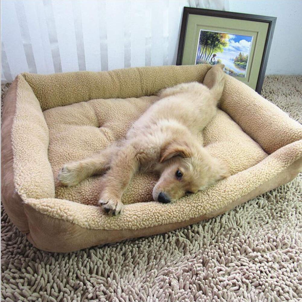 Panier chien anti-poils lavable en cachemire épais taille L pour grand chat