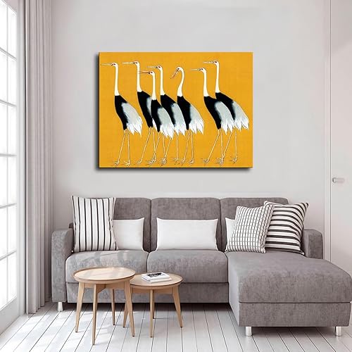 Miniatura 3 de Póster impreso con corona roja japonesa, arte moderno para aula, cocina, dormitorio, sala de estar, oficina, decoración moderna de dormitorio