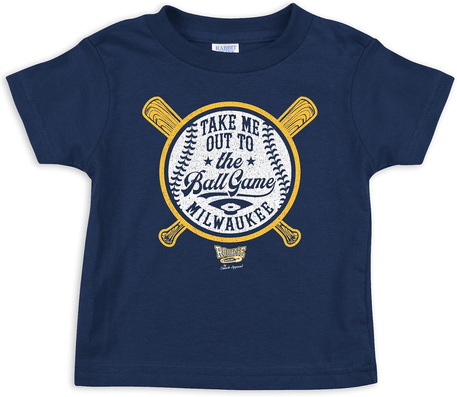 Take Me Out to the Ball Game Baby Apparel for Milwaukee Baseball Fans (NB-7T)