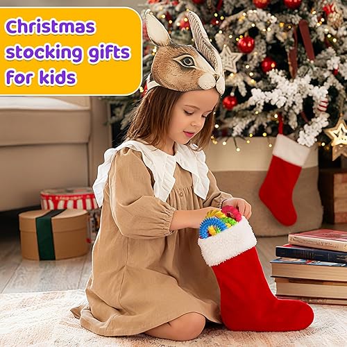 Miniatura 13 de Juguetes sensoriales antiestrés para niños y adultos, paquete de 8 pulseras elásticas para ansiedad Juguetes sensoriales para autismo con textura