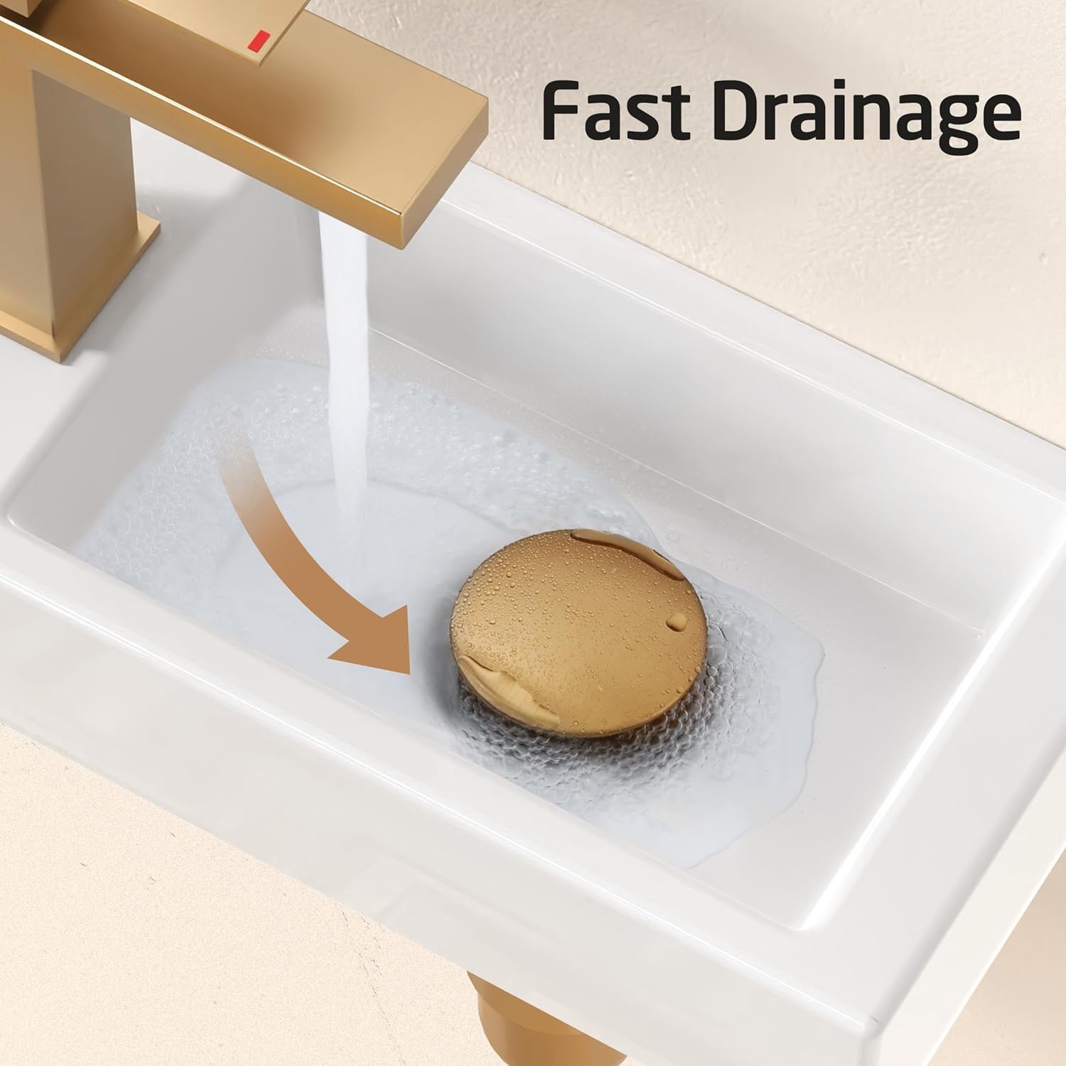 KES Sink, Small Sink 14.37" X 7", RV Mini Wall Mounted Floating Left Hand, BWS102