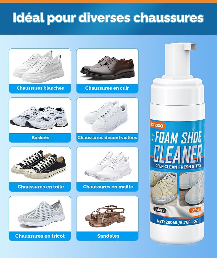 Kit De Nettoyage Chaussures Pour Baskets - Kaps - 4-Convient Aux