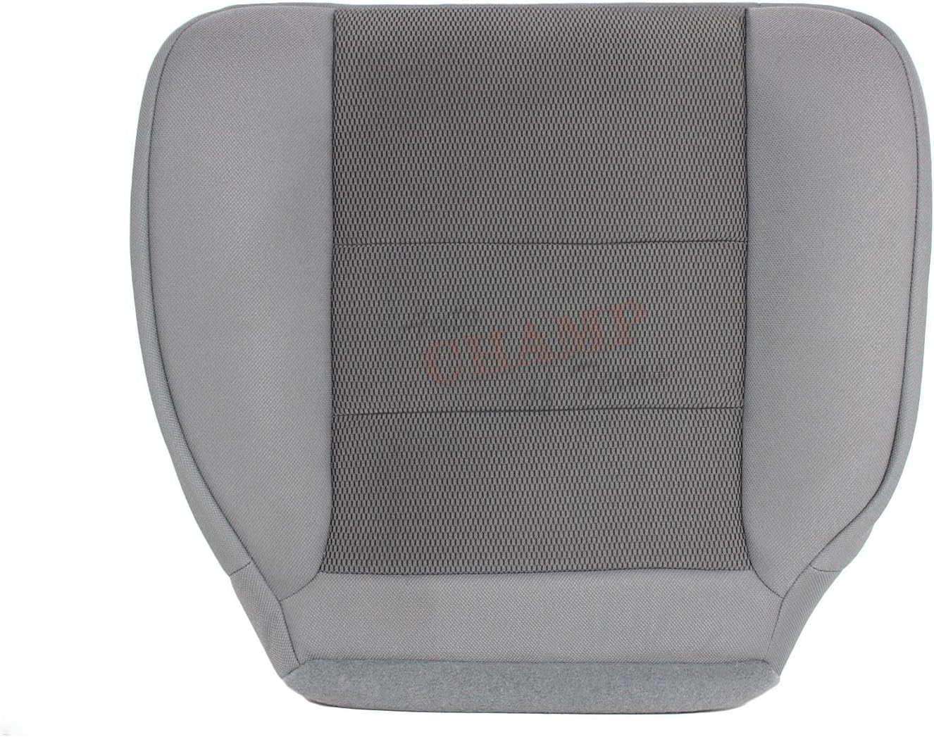 Compatible with 2003-2007 Ford F250 F350 XLT Quad-Cab Driver Side Bottom Cloth Seat Cover Gray