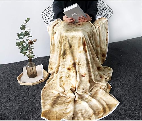 Miniatura 5 de Wrap Blanket Food Creations - Manta original, toalla de playa redonda suave y cómoda, manta perfectamente redonda para niños y adultos, diámetro de