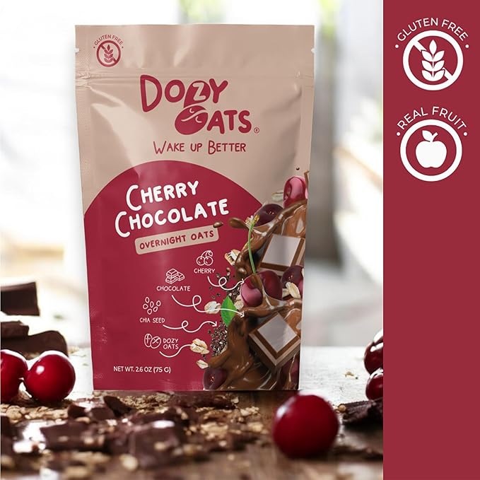 Dozy Oats Avena Variedad Chocol'oat, 9 Paquetes y Frasco, Sin Gluten miniatura 3