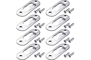 40-Pack Keyhole Hanger Brackets for Secure Wall Mounting