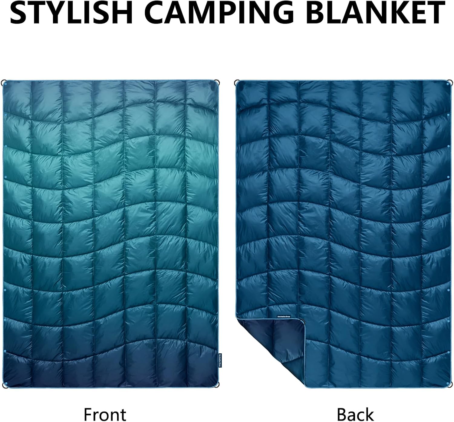 Camping Blanket,MINI Puffy Blanket Lightweight Windproof Water Resistant for Outdoors,Hiking,Beach,Car,Picnic,Stadium